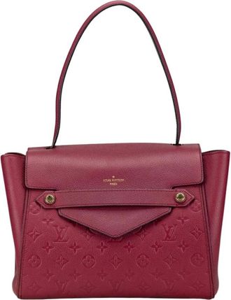 Louis Vuitton Pre-owned Capucines Mini Monogram Empreinte Handtas - Dames - Vintage Handtas - Rood - ONE Size - Leer - Vintage