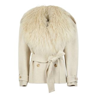 Giuseppe Di Morabito Trench Corto con Cintura - - Coats - Donna - Beige - S