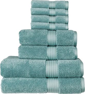 Christy Supreme Hygro Luxury 100% Supima Cotton 8 Piece Towel Set in Mineral Blue at Nordstrom