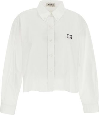 Miu Miu Cropped Shirt