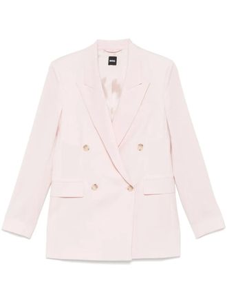 BOSS Jaleto blazer - women - Wool/Viscose/Polyester - 38 - Pink