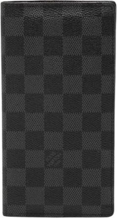 Louis Vuitton Pre-owned Wallets, female, Black, Size: ONE SIZE Pre-owned Damier Long Wallet