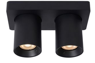 Lucide NIGEL Dimmable Stylish Decorative Indoor LED Ceiling Spotlight GU10 in Black