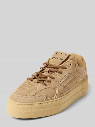 Copenhagen Sneaker aus Leder mit Schnürung Modell CPH65 in Sand, Größe 36