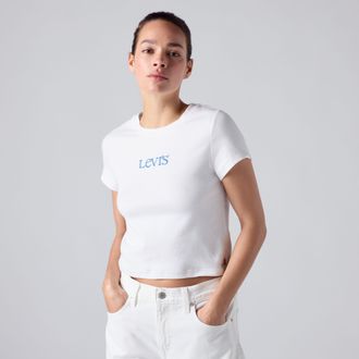 Levi's Graphic Essential Baby Tee - Womens - XS - White