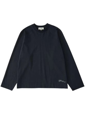 STUDIO NICHOLSON cotton T-shirt - men - Cotton - L - Blue