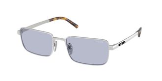Prada PR D54S 04K30X Mens Sunglasses Silver Size 55