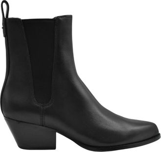 Michael Kors Texano Kinlee Bootie - Dames - Cowboylaarzen - Zwart - 37 EU - Leer - Schoenen