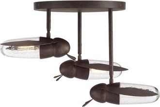 Kenroy Home Nightflight 3-Light Semi Flush Mount