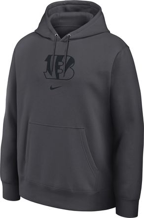 Nike Cincinnati Bengals Washed Club Nike Mens NFL Pullover Hoodie in Grey | 16TW06F9A-DQ6