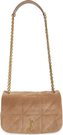 Saint Laurent Jamie 4.3 Patchwork Suede Crossbody Bag in Wister Pink at Nordstrom