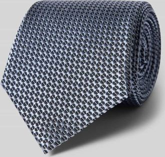 Blick. Seidenkrawatte mit Strukturmuster (7,5 cm) in Bordeaux, Gr&ouml;&szlig;e 1