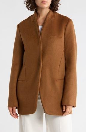Rebecca Minkoff Boyfriend Wool Blend Jacket in Camel at Nordstrom Rack, Size X-Small