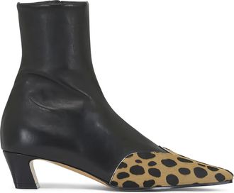 Khaite Stivali Nevada con stampa 40mm - Nero