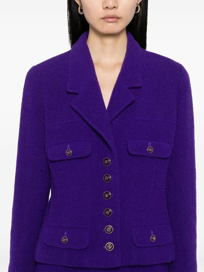Chanel Tailleur con gonna 1995 Viola da € su Stylight
