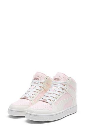 Puma Rebound Layup High Top Sneaker in Jasmine Flower/Warm at Nordstrom Rack, Size 6.5