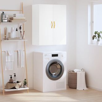vidaXL Armario De Pared Blanco 69,5x34x90 Cm Vidaxl