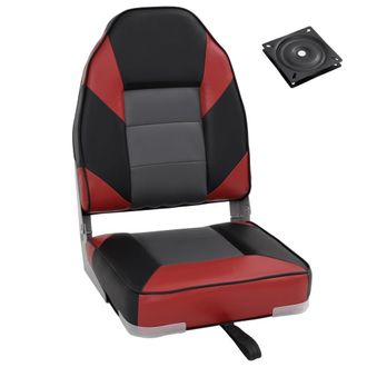vidaXL Set De Asientos Plegables Para Barco 2 Uds Con Respaldo Alto Vidaxl