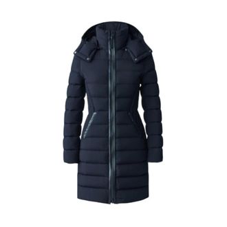 Mackage Agile 360 Jacket - Dames - Mantels - Blauw - Maat: L Leer