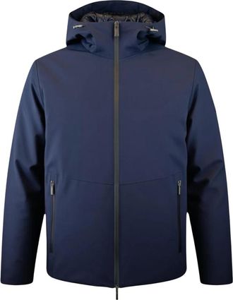 H&egrave;SKIMO Donsjas met capuchon - Heren - Dons jassen - Blauw - XL - Jassen