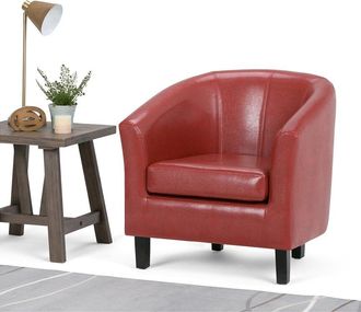 Simpli Home Austin 30In Contemporary Tub Chair