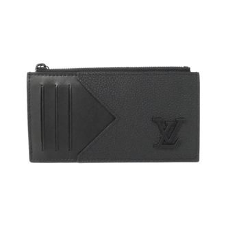 Louis Vuitton Black Leather Coin Purse/Coin Case (Pre-Owned)