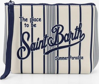 MC2 Saint Barth Pochette Aline in scuba con motivo a righe - MC2 SAINT BARTH - gender_Man