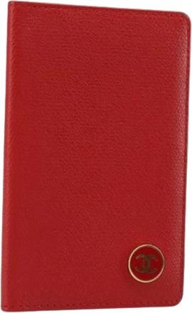 Chanel Pre-owned Wallets, female, Red, Size: ONE SIZE Pre-owned Leather Wallet