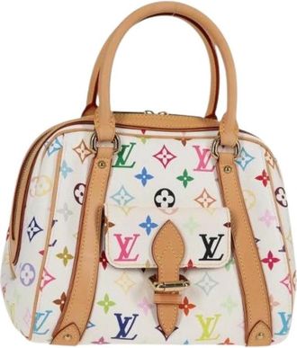 Louis Vuitton Pre-owned Handtas - Dames - Vintage Handtas - Veelkleurig - ONE Size - Leer - Vintage