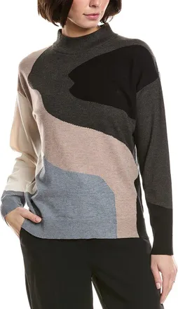 T Tahari Color Block Sweater
