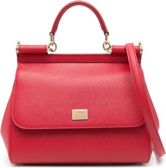 Dolce & Gabbana Borsa tote Sicily grande - Rosso