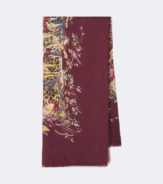 Etro Printed modal and cashmere scarf