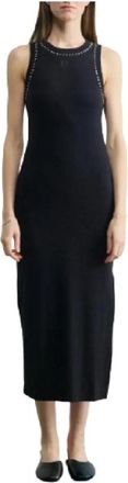 DKNY Maxi Jurken - Dames - Casual kleedjes - Zwart - M - Kleedjes