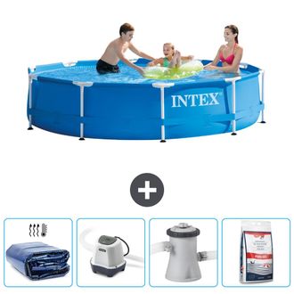 Intex Piscina Con Estructura Redonda - 305x76 Cm - 7-piezas Scb54