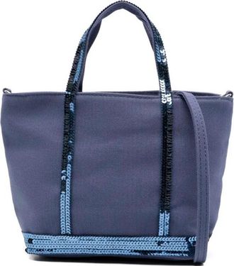 Vanessa Bruno Canvas Extra Small Zipped Cabas Tote