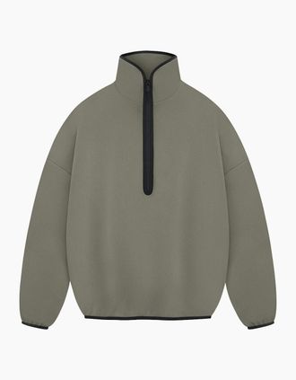 adidas Mens Lettering Relaxed Fit Funnel Neck Long Sleeve Drop Shoulder Athletic Top - Brown - Size: 32