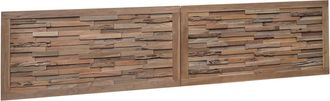 vidaXL Cabecero De Cama Natural Madera De Teca Maciza Vidaxl