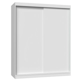 Hucoco Paolo - Armario Con 2 Puertas Correderas - Ancho 160 Cm - Vestidor Con 2 Puertas