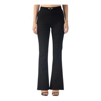 Just Cavalli Pantalone Nero Zampa - - Trousers - Donna - Nero - M