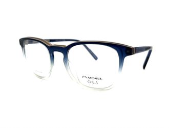 MOREL Unisex 10175O Round Eyeglasses In Blue