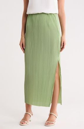 Vero Moda Malene Pleated Maxi Skirt in Mistletoe at Nordstrom Rack, Size X-Large