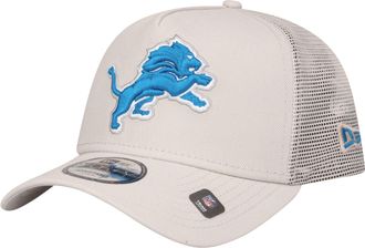 New Era A-Frame Mesh Trucker Cap - Detroit Lions Stone