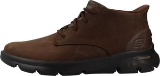 Skechers Arch Fit Garza - Heren - Veterlaarzen - Bruin - 46 EU - Schoenen