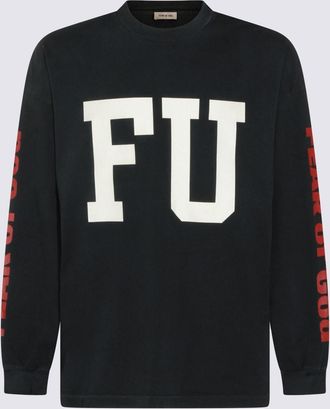 Fear of God Black Cotton T-shirt