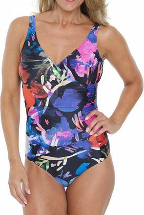 Seaspray Womens 16- Rio Wrap Strap Swimsuit - Multicolour - Size Small