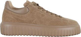 Hogan H Stripes Allacciato H Sneakers With Suede Upper And Rubber Sole