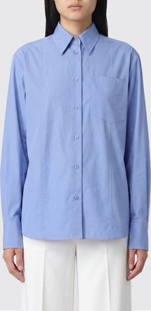 Semicouture Camicia slim fit in cotone stretch con colletto a punta
