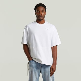 G-Star Woven Mix Loose T-Shirt - Wit - Heren
