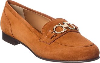 Ferragamo Ferragamo Gancini Suede Loafer