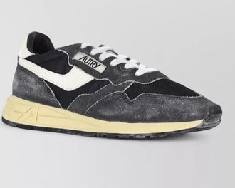 Autry nylon suede low-top sneakers